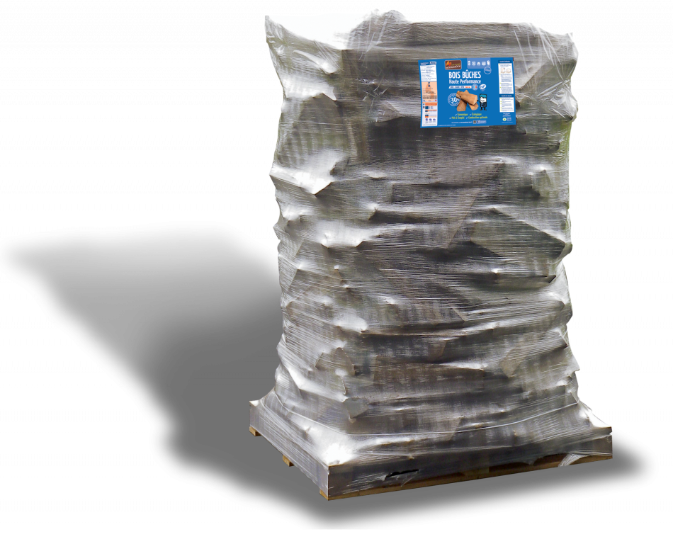BÛCHES EXTRA SEC 30 CM, 2,24 STÈRES, 2M³ VRAC