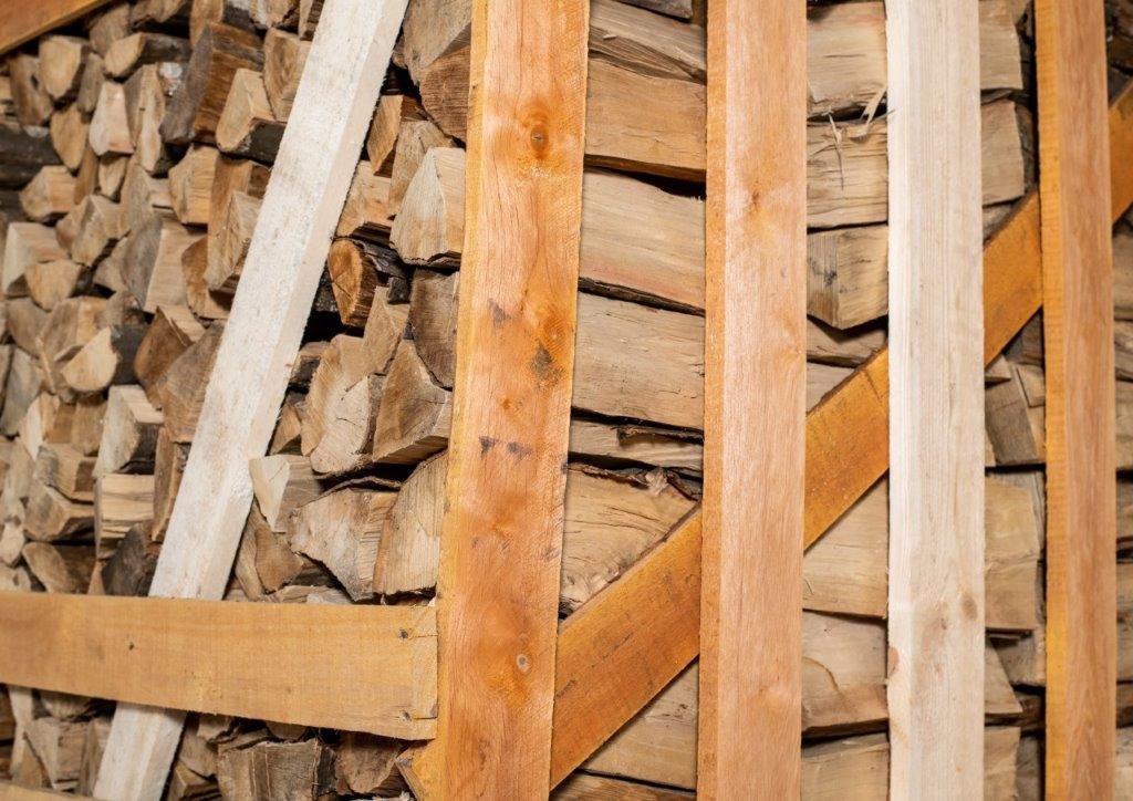 Brennholz Buche 25 cm 2 RM Palette